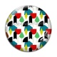 Cabochon Verre - fond abstrait 