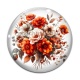 Cabochon Verre - fleur
