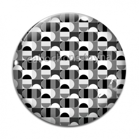 Cabochon Verre - géométrique