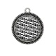 Pendentif Cabochon Argent - géométrique