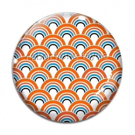 Cabochon Verre - arc de rond