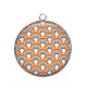 Pendentif Cabochon Argent - arc de rond