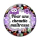 Cabochon Verre - pour une chouette maîtresse