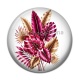 Cabochon Résine - feuille exotique 