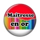 Cabochon Résine - maîtresse en or