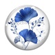 Cabochon Verre - feuille 