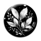 Cabochon Verre - feuille 
