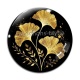 Cabochon Verre - feuille 