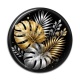Cabochon Résine - feuille exotique 