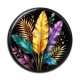 Cabochon Résine - feuille exotique 