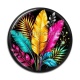 Cabochon Résine - feuille exotique 