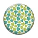 Cabochon Verre - feuille exotique 
