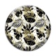 Cabochon Verre - feuille exotique 
