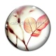 Cabochon Verre - feuille 