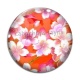 Cabochon Verre - fleur