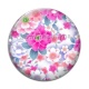 Cabochon Verre - fleur