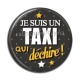 Cabochon Résine - taxi qui déchire