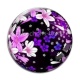 Cabochon Verre - fleur