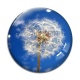 Cabochon Verre - pissenlit