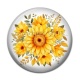 Cabochon Résine - tournesol