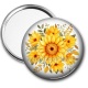 Miroir de poche - tournesol