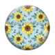 Cabochon Verre - tournesol