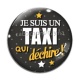 Cabochon Verre - taxi qui déchire