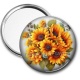 Miroir de poche - tournesol