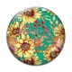 Cabochon Verre - tournesol