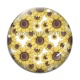 Cabochon Verre - tournesol