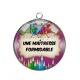 Pendentif Cabochon Argent - une maîtresse formidable