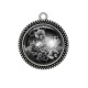 Pendentif Cabochon Argent - tournesol