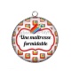 Pendentif Cabochon Argent - une maîtresse formidable