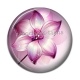 Cabochon Résine - fleur exotique