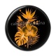 Cabochon Résine - fleur exotique