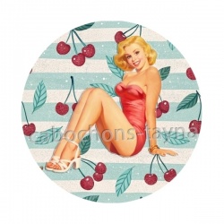 pin up cerise