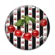 Cabochon Verre - cerise