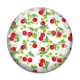 Cabochon Verre - cerise