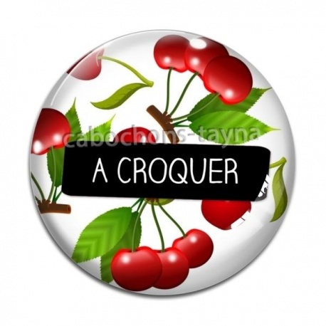 Cabochon Verre - A croquer