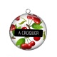 Pendentif Cabochon Argent - A croquer