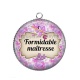 Pendentif Cabochon Argent - formidable maîtresse