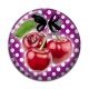 Cabochon Résine - cerise