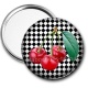 Miroir de poche - cerise