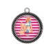 Pendentif Cabochon Argent - pin up