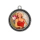 Pendentif Cabochon Argent - pin up