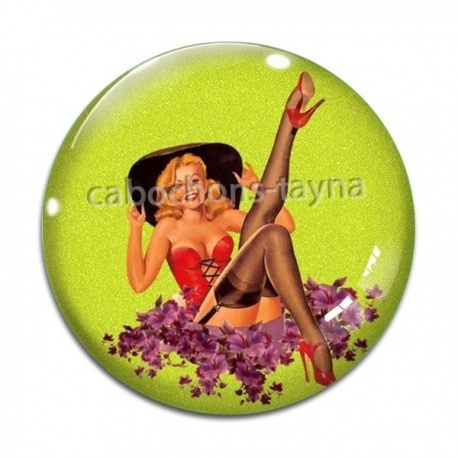Cabochon Verre - pin up