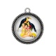 Pendentif Cabochon Argent - pin up