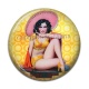 Cabochon Résine - pin up
