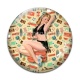 Cabochon Verre - pin up