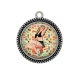 Pendentif Cabochon Argent - pin up